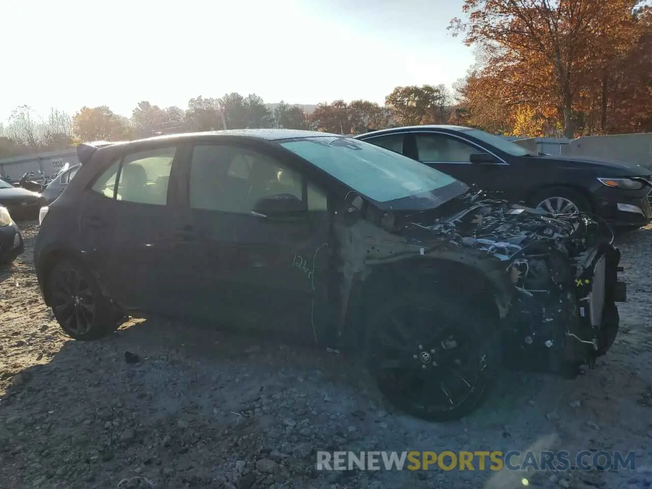 4 fotografías del automóvil dañado JTND4MBE5N3177957 TOYOTA COROLLA 2022