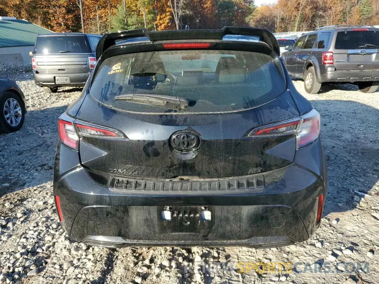 6 fotografías del automóvil dañado JTND4MBE5N3177957 TOYOTA COROLLA 2022