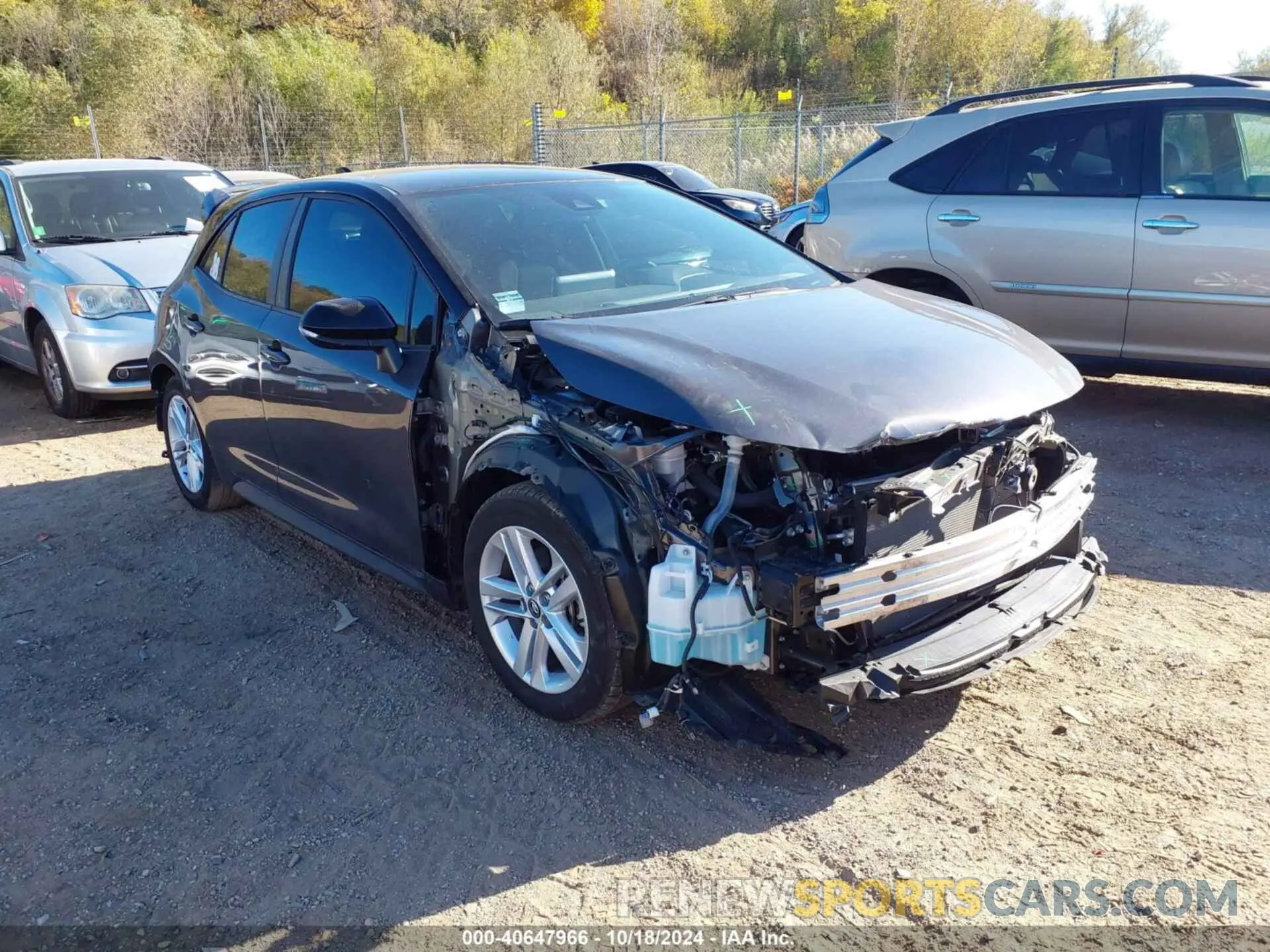 1 fotografías del automóvil dañado JTND4MBE5N3184455 TOYOTA COROLLA 2022