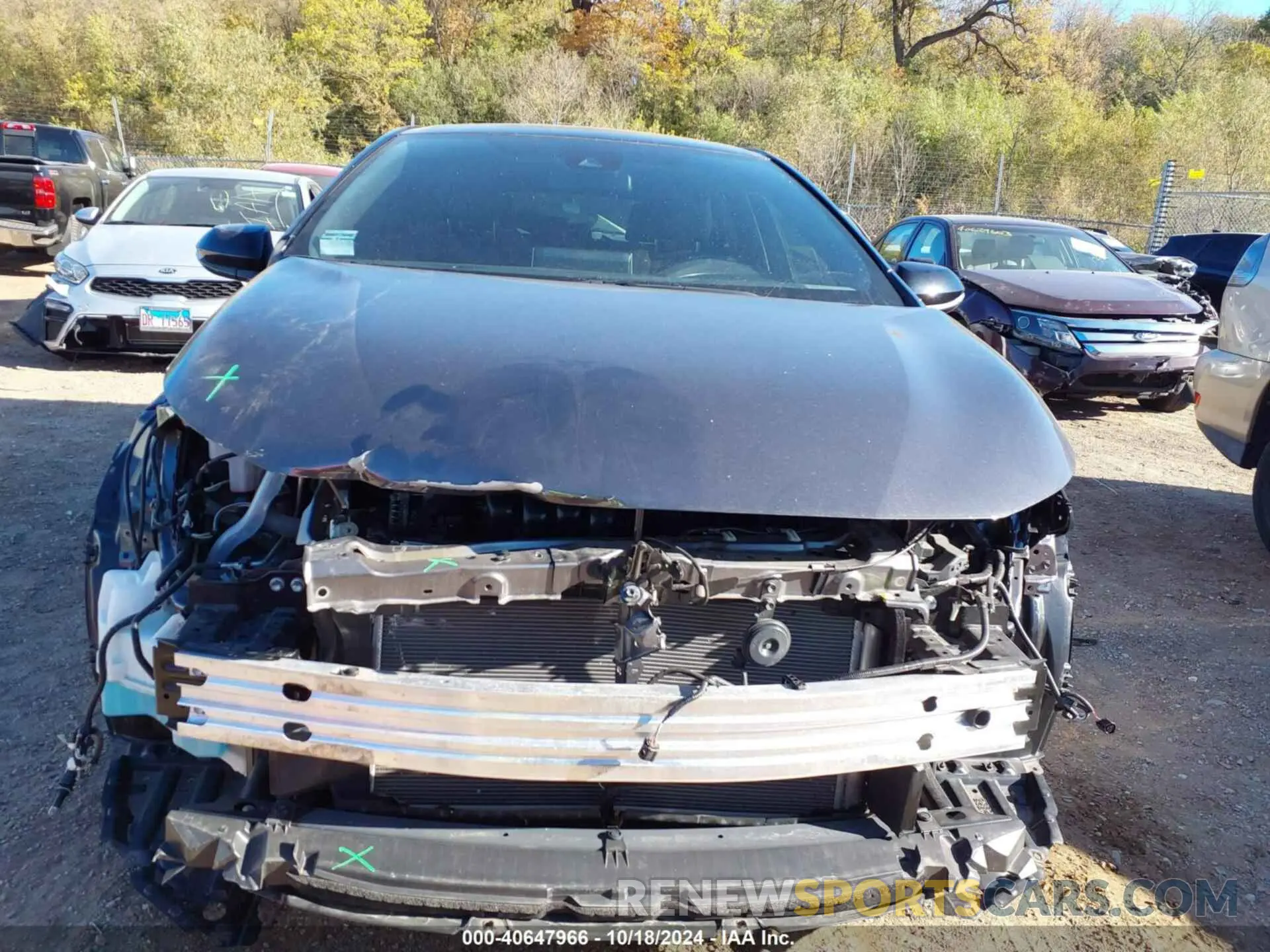 13 fotografías del automóvil dañado JTND4MBE5N3184455 TOYOTA COROLLA 2022