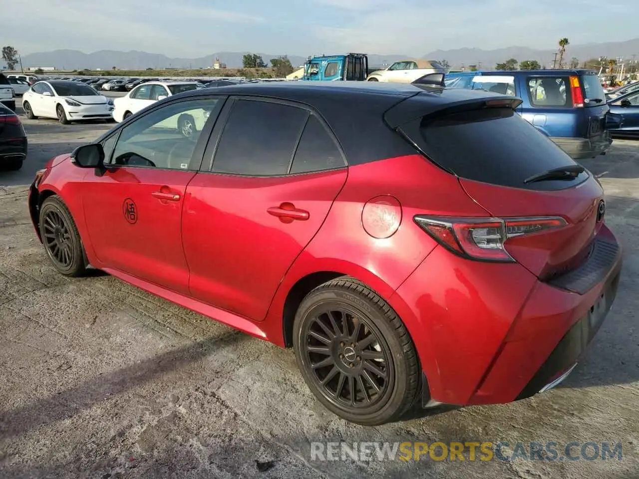 2 fotografías del automóvil dañado JTND4MBE5N3190983 TOYOTA COROLLA 2022