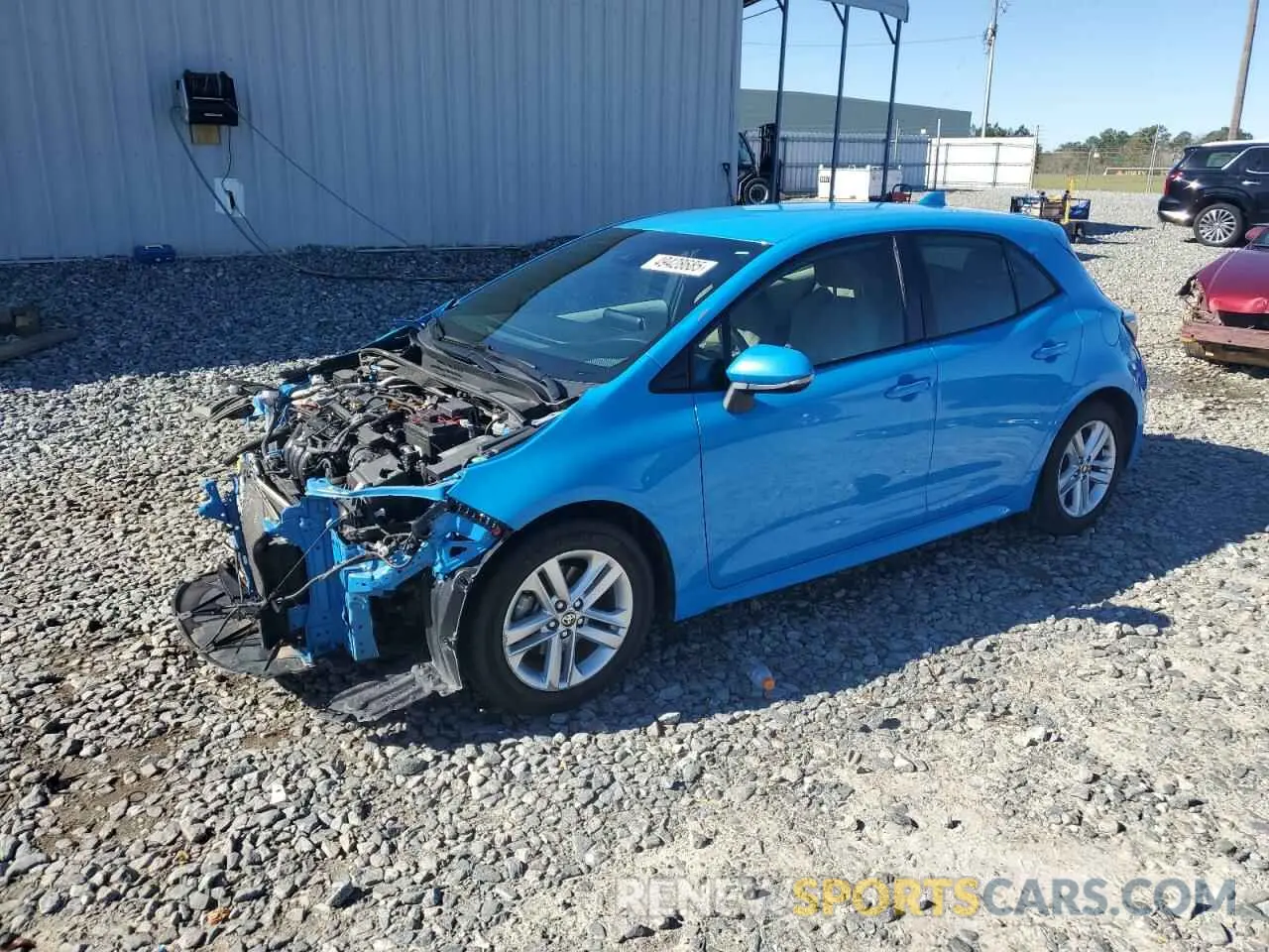 1 fotografías del automóvil dañado JTND4MBE6N3163517 TOYOTA COROLLA 2022