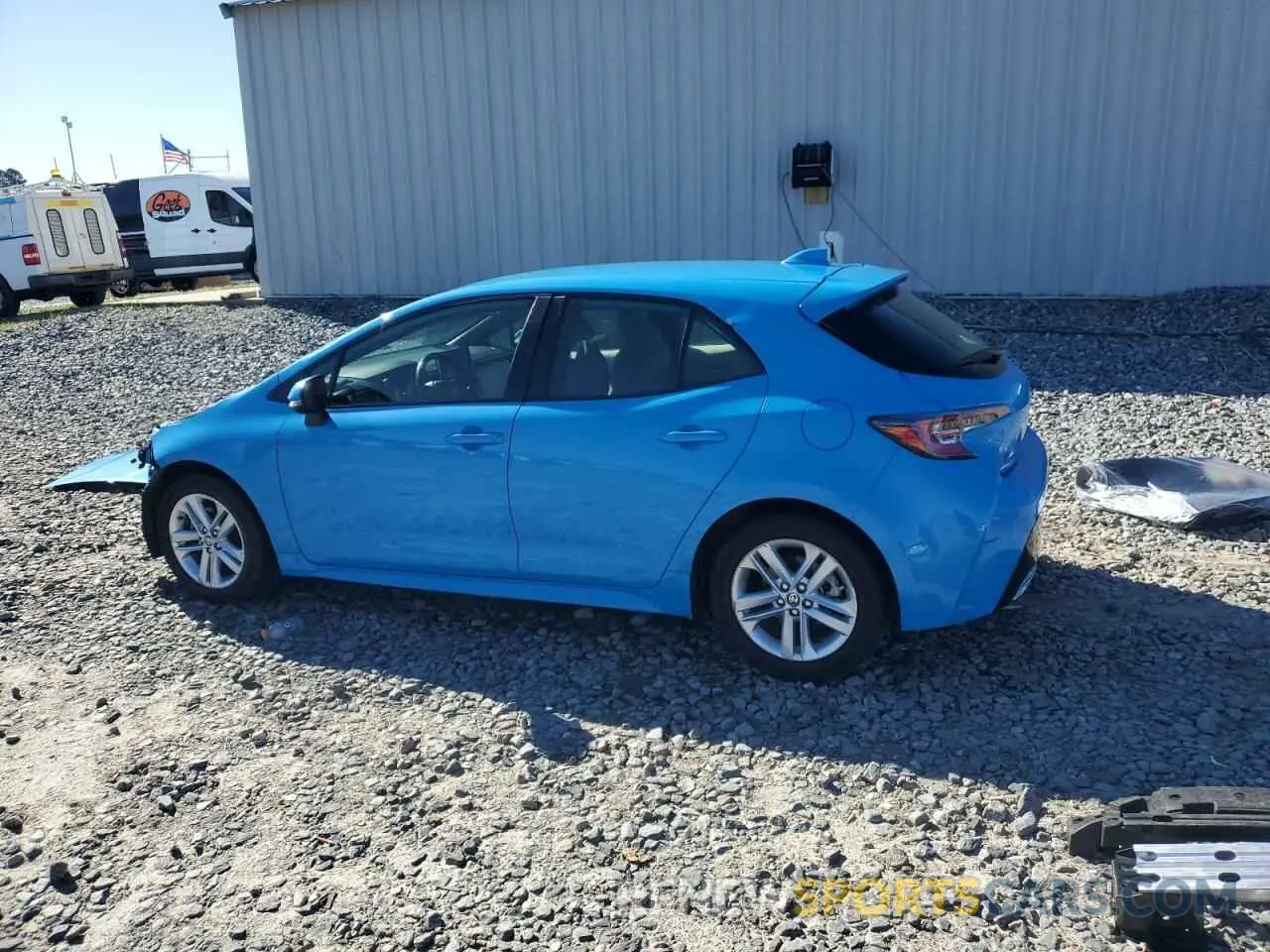 2 fotografías del automóvil dañado JTND4MBE6N3163517 TOYOTA COROLLA 2022