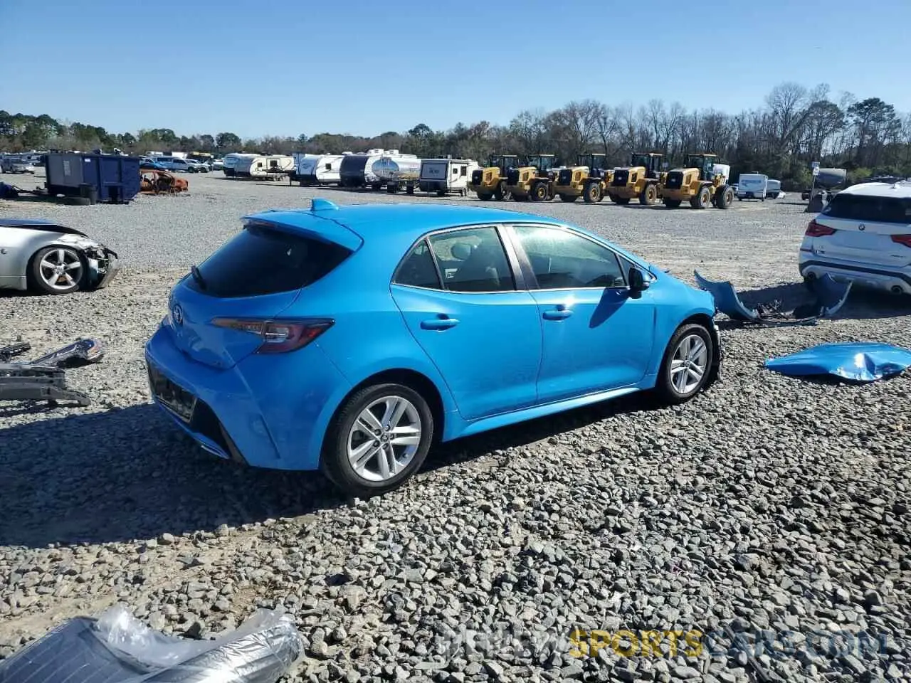 3 fotografías del automóvil dañado JTND4MBE6N3163517 TOYOTA COROLLA 2022