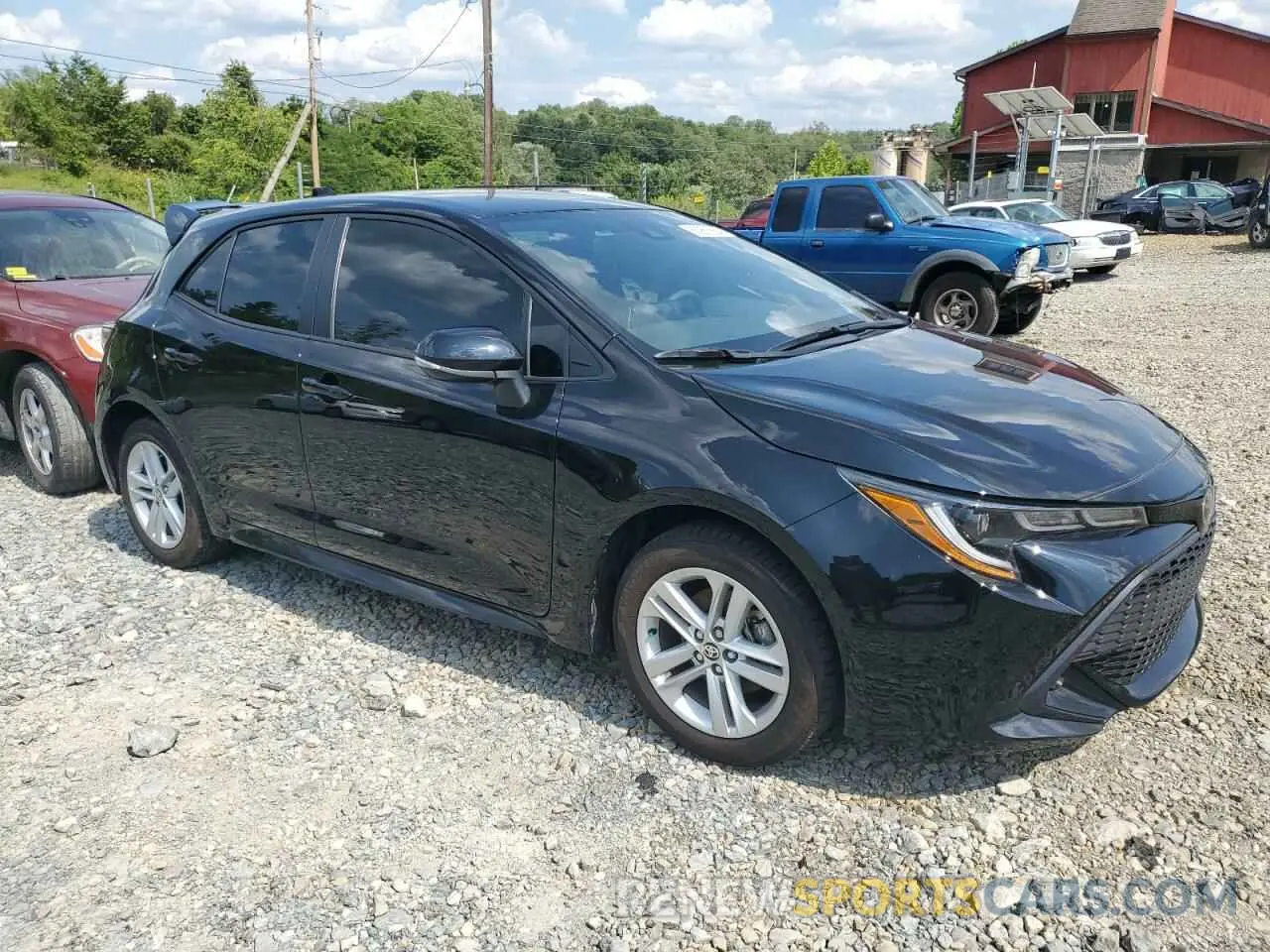 4 fotografías del automóvil dañado JTND4MBE6N3166787 TOYOTA COROLLA 2022