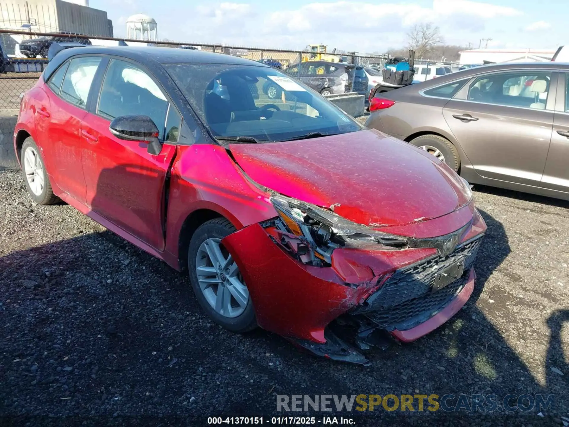 1 fotografías del automóvil dañado JTND4MBE6N3178552 TOYOTA COROLLA 2022