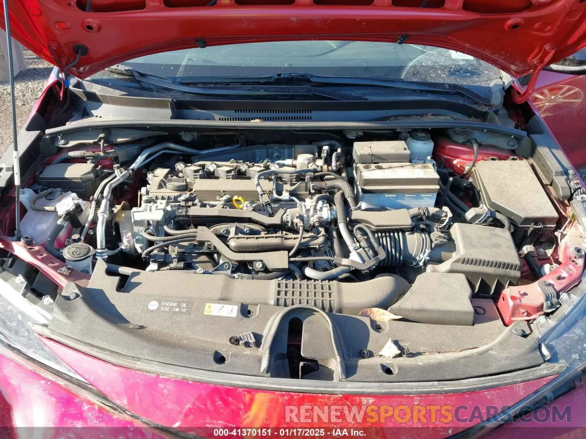10 fotografías del automóvil dañado JTND4MBE6N3178552 TOYOTA COROLLA 2022