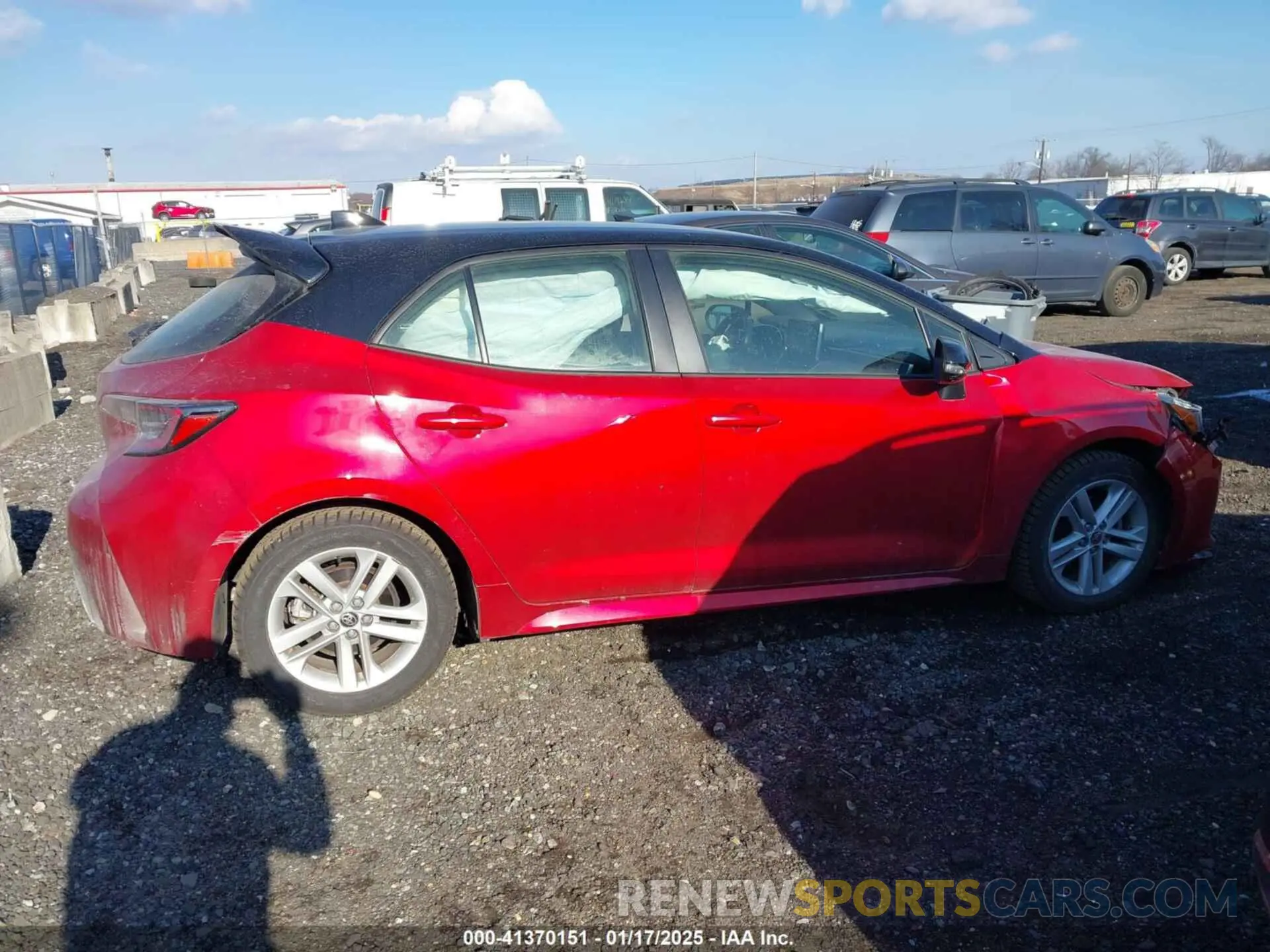 13 fotografías del automóvil dañado JTND4MBE6N3178552 TOYOTA COROLLA 2022