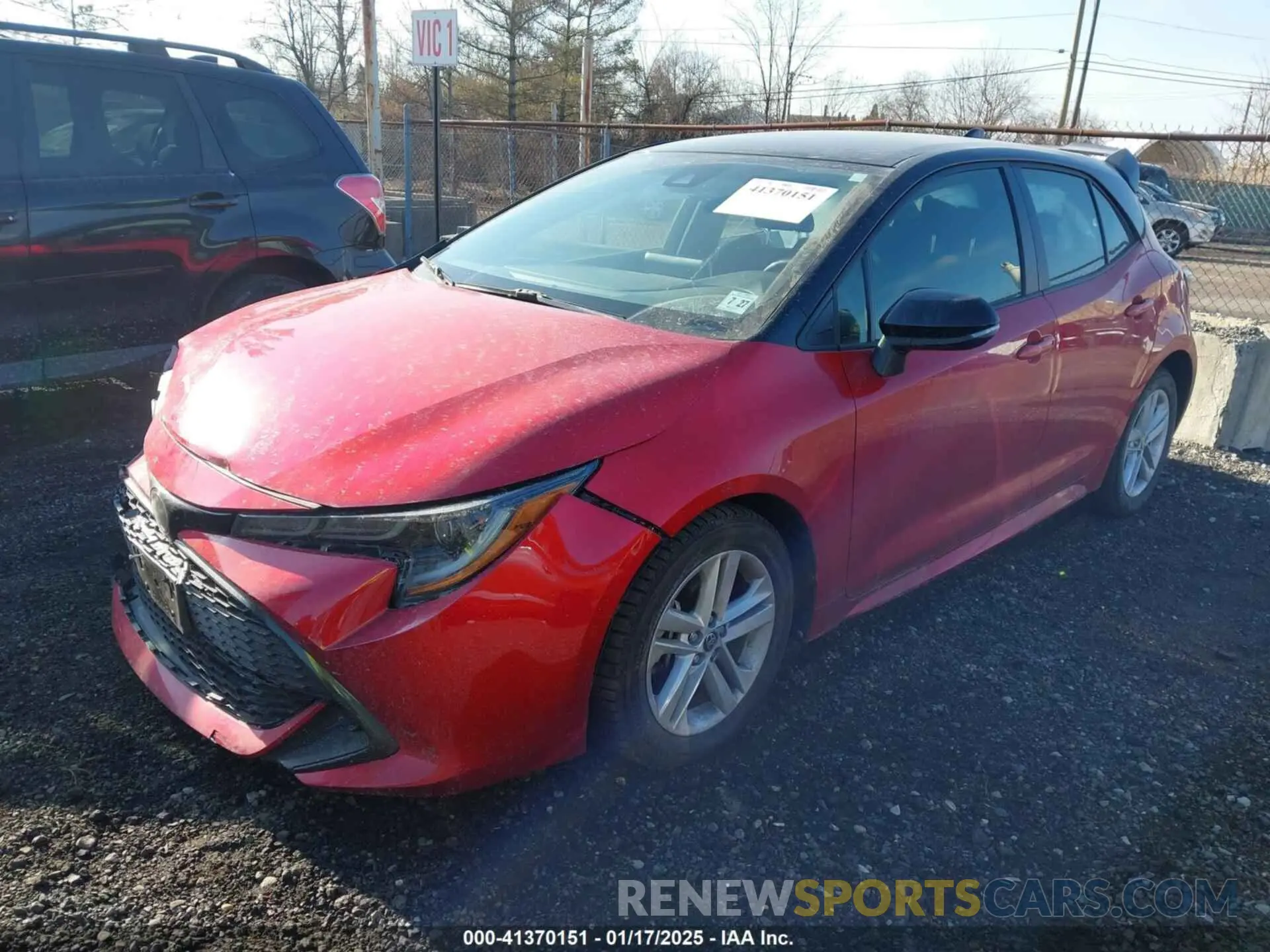 2 fotografías del automóvil dañado JTND4MBE6N3178552 TOYOTA COROLLA 2022
