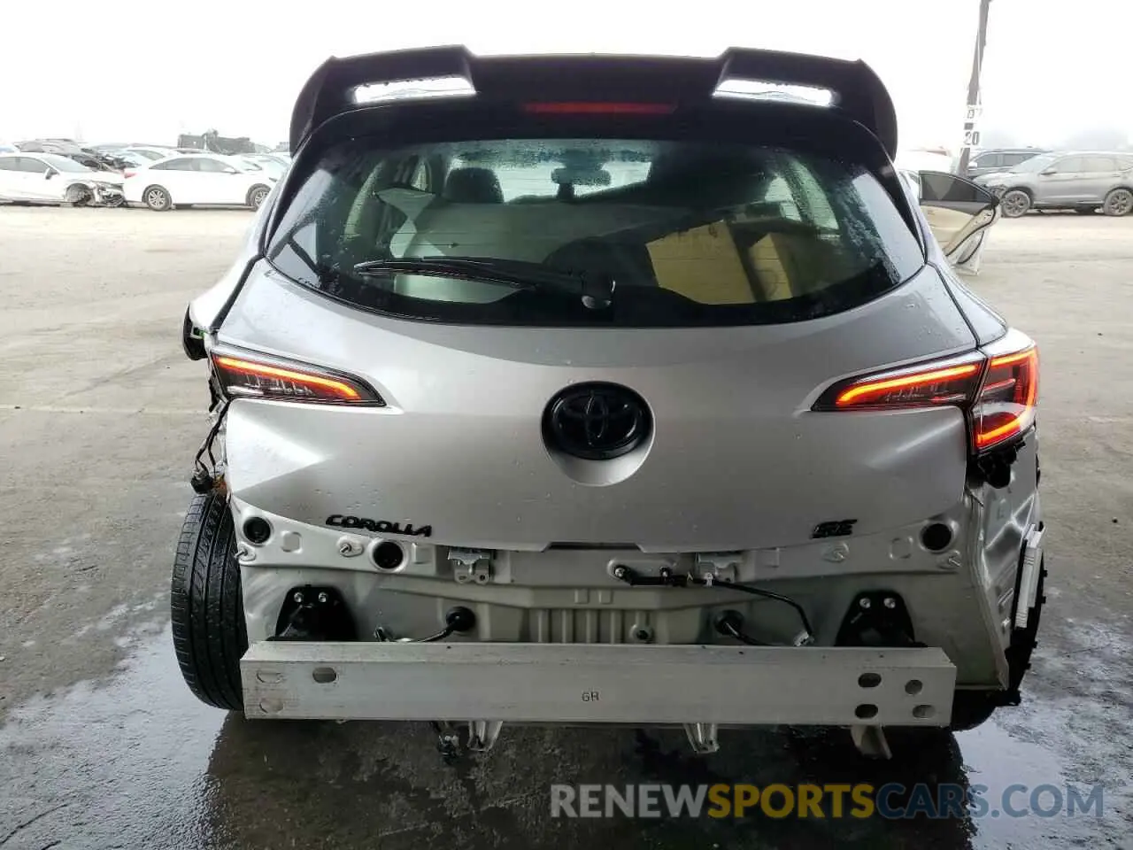 6 fotografías del automóvil dañado JTND4MBE7N3156964 TOYOTA COROLLA 2022