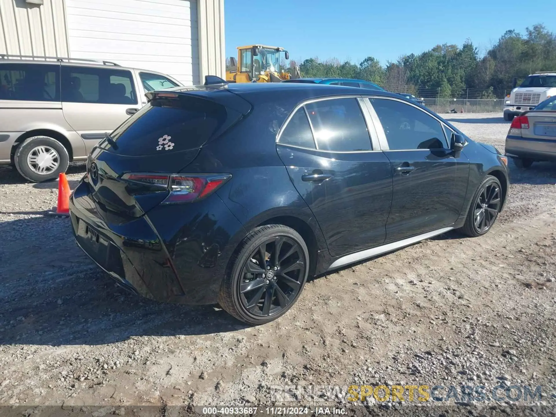 4 fotografías del automóvil dañado JTND4MBE7N3159914 TOYOTA COROLLA 2022