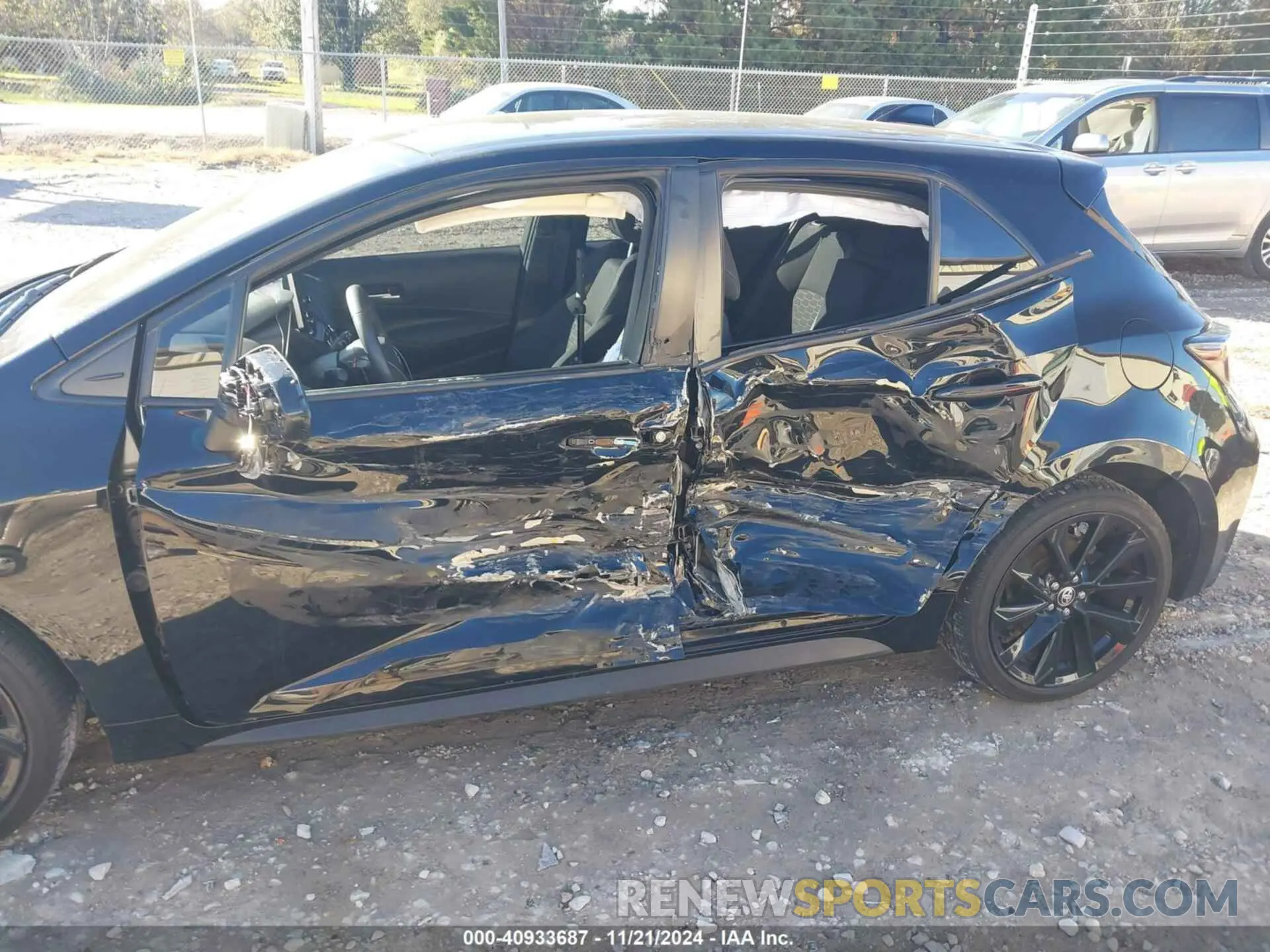 6 fotografías del automóvil dañado JTND4MBE7N3159914 TOYOTA COROLLA 2022