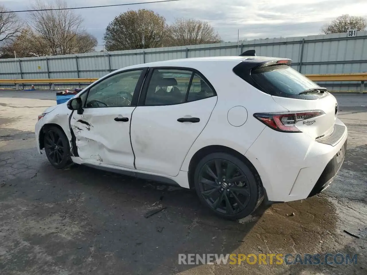 2 fotografías del automóvil dañado JTND4MBE7N3162036 TOYOTA COROLLA 2022