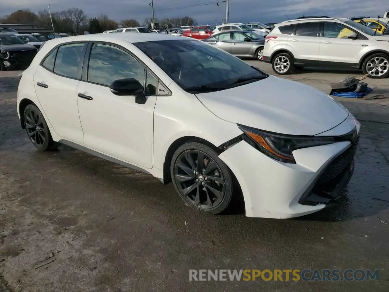 4 fotografías del automóvil dañado JTND4MBE7N3162036 TOYOTA COROLLA 2022