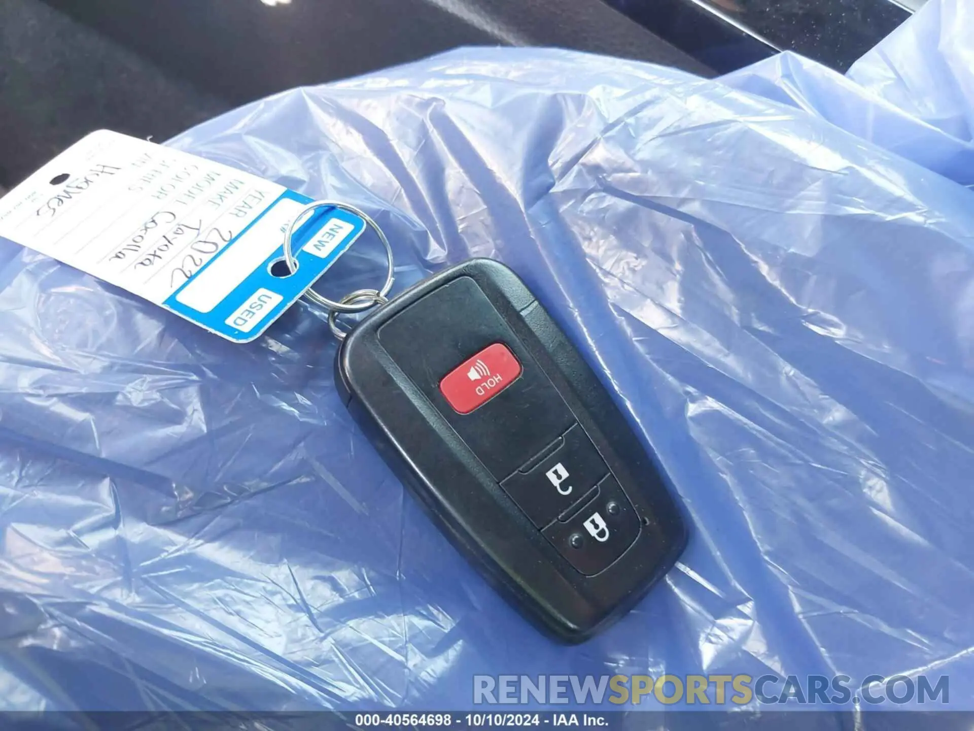 11 fotografías del automóvil dañado JTND4MBE7N3184814 TOYOTA COROLLA 2022
