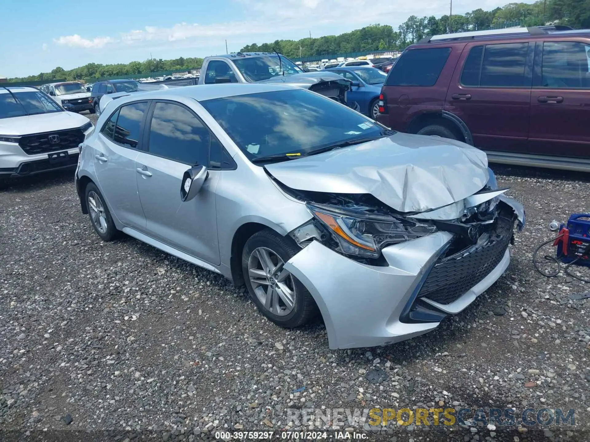 1 fotografías del automóvil dañado JTND4MBE7N3187728 TOYOTA COROLLA 2022