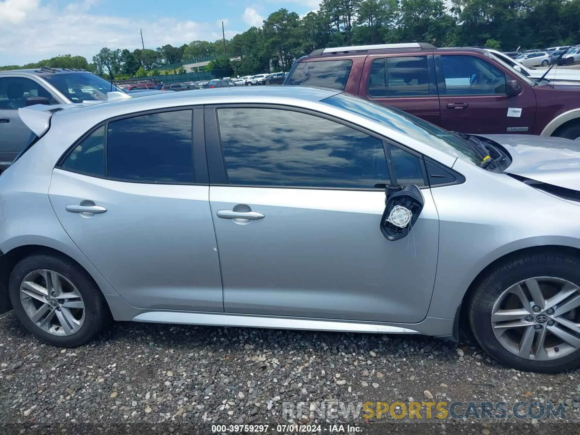 13 fotografías del automóvil dañado JTND4MBE7N3187728 TOYOTA COROLLA 2022