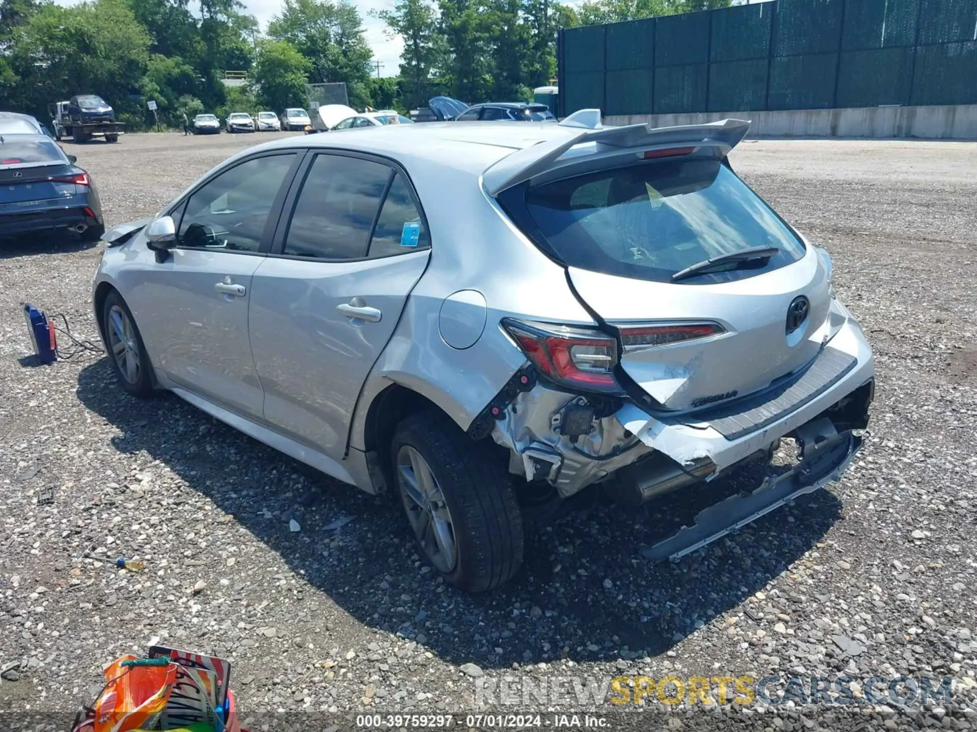 6 fotografías del automóvil dañado JTND4MBE7N3187728 TOYOTA COROLLA 2022
