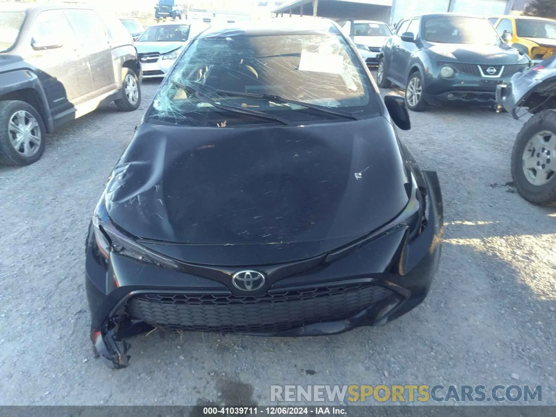 11 fotografías del automóvil dañado JTND4MBE8N3177161 TOYOTA COROLLA 2022