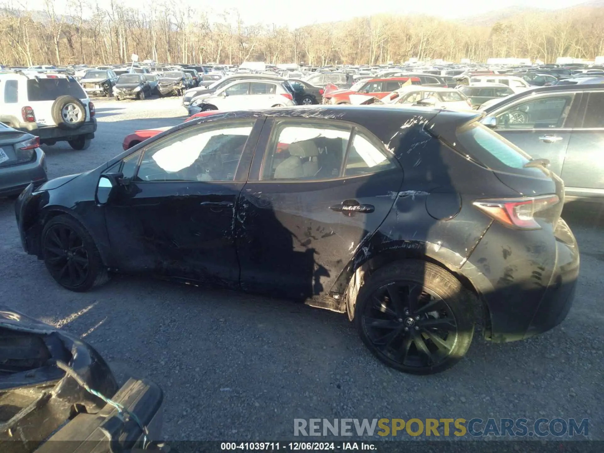 13 fotografías del automóvil dañado JTND4MBE8N3177161 TOYOTA COROLLA 2022