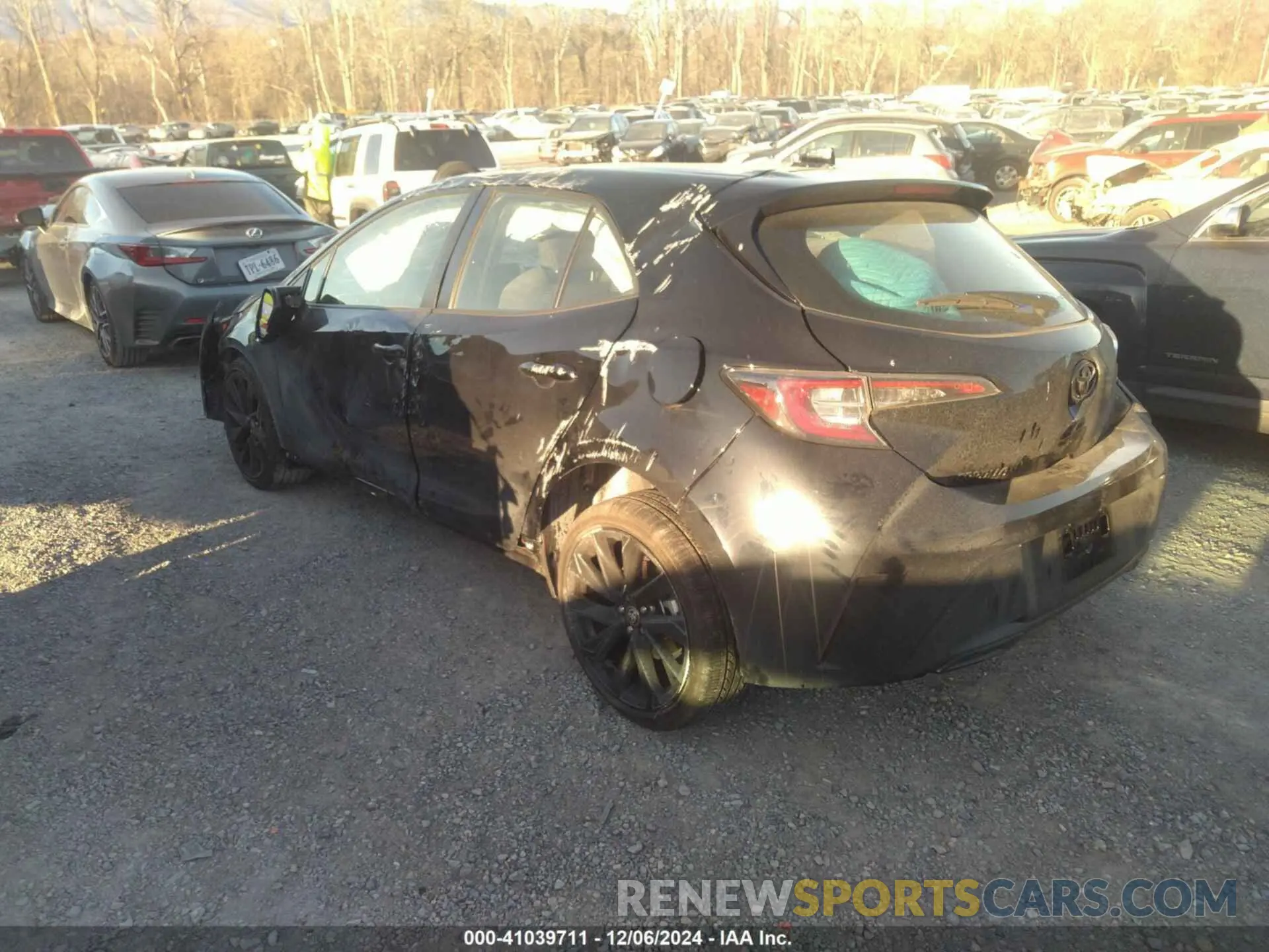3 fotografías del automóvil dañado JTND4MBE8N3177161 TOYOTA COROLLA 2022