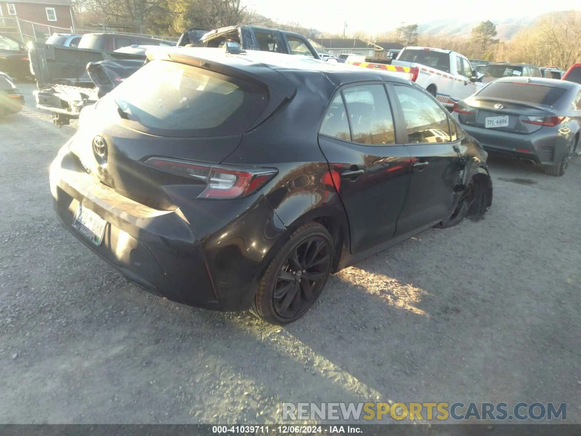 4 fotografías del automóvil dañado JTND4MBE8N3177161 TOYOTA COROLLA 2022