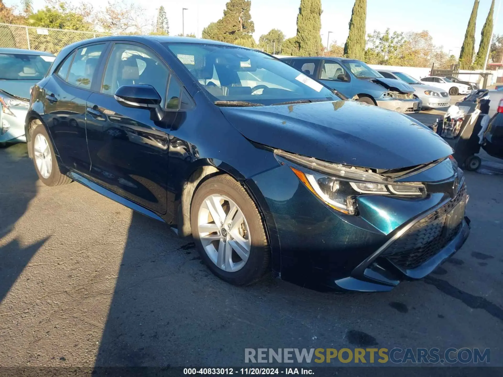 1 fotografías del automóvil dañado JTND4MBE8N3181128 TOYOTA COROLLA 2022