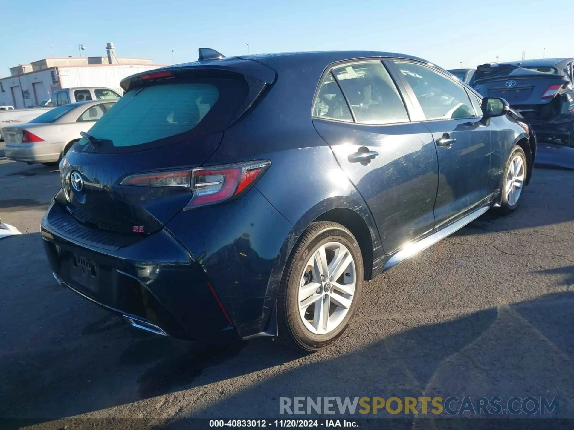 4 fotografías del automóvil dañado JTND4MBE8N3181128 TOYOTA COROLLA 2022