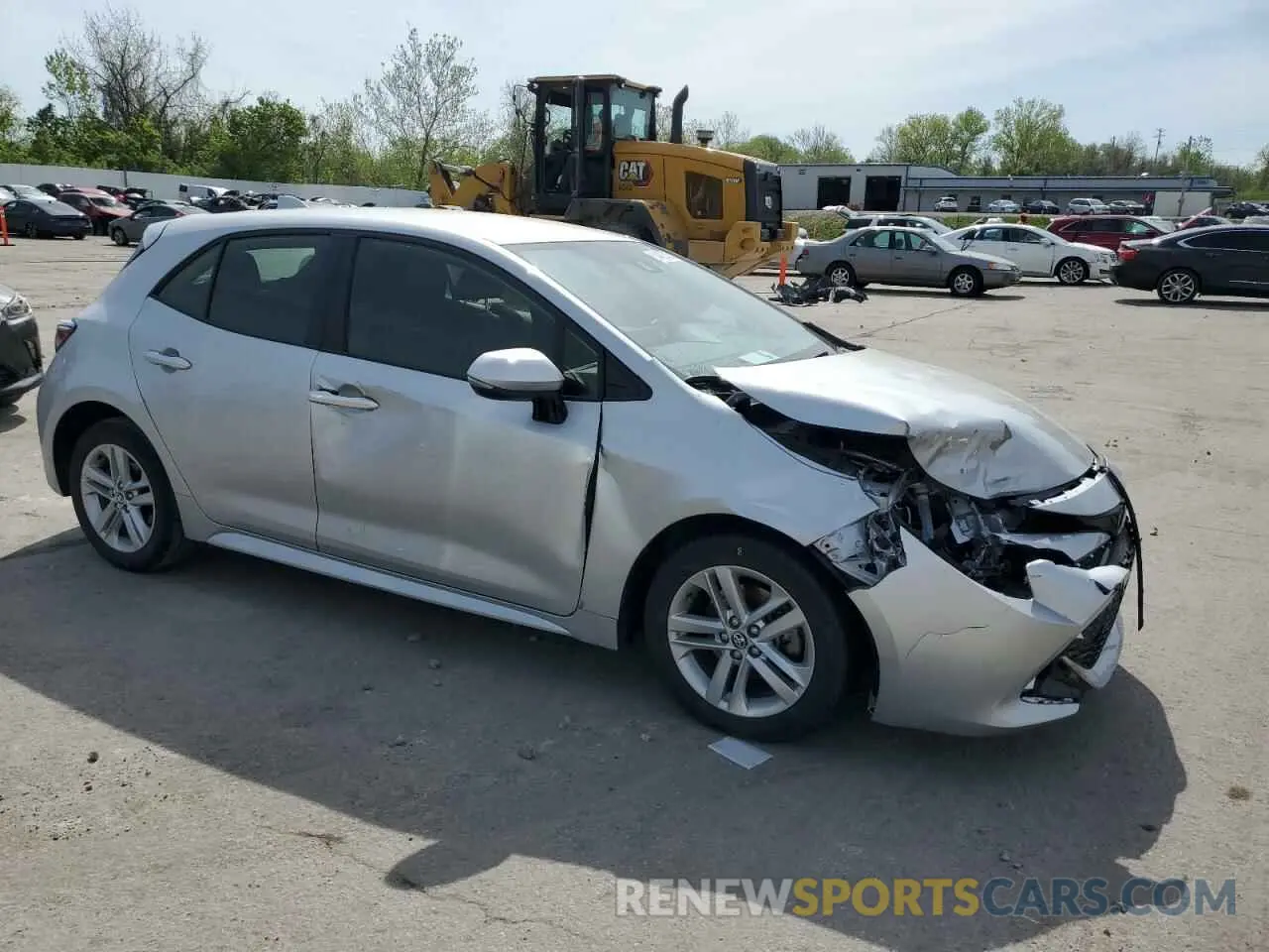4 fotografías del automóvil dañado JTND4MBE9N3156884 TOYOTA COROLLA 2022