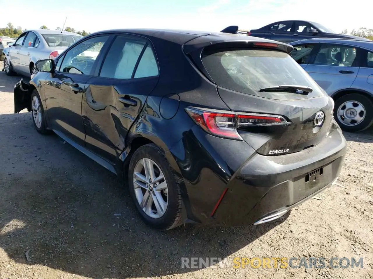 3 fotografías del automóvil dañado JTND4MBE9N3169019 TOYOTA COROLLA 2022