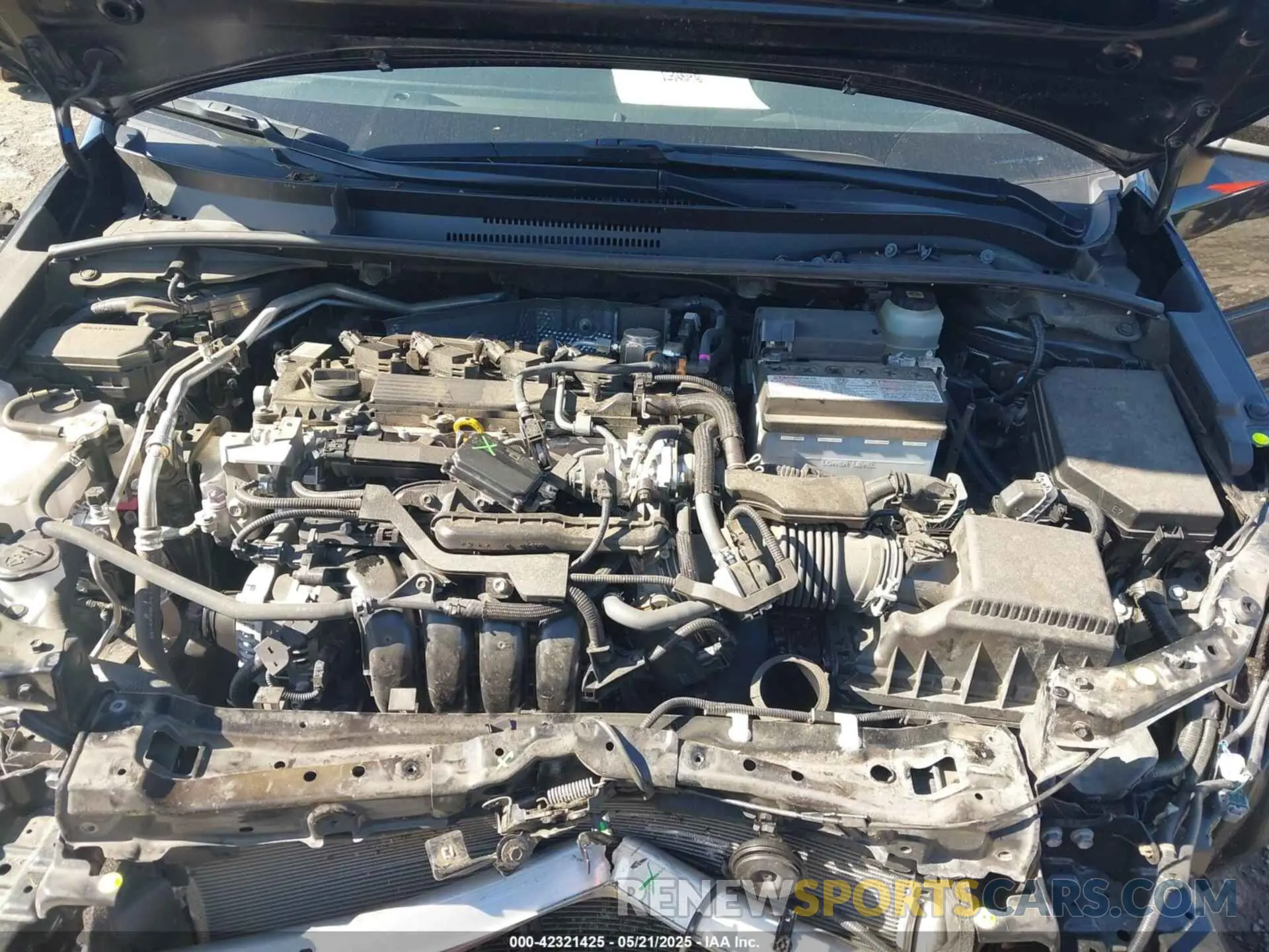 10 fotografías del automóvil dañado JTND4MBE9N3169747 TOYOTA COROLLA 2022