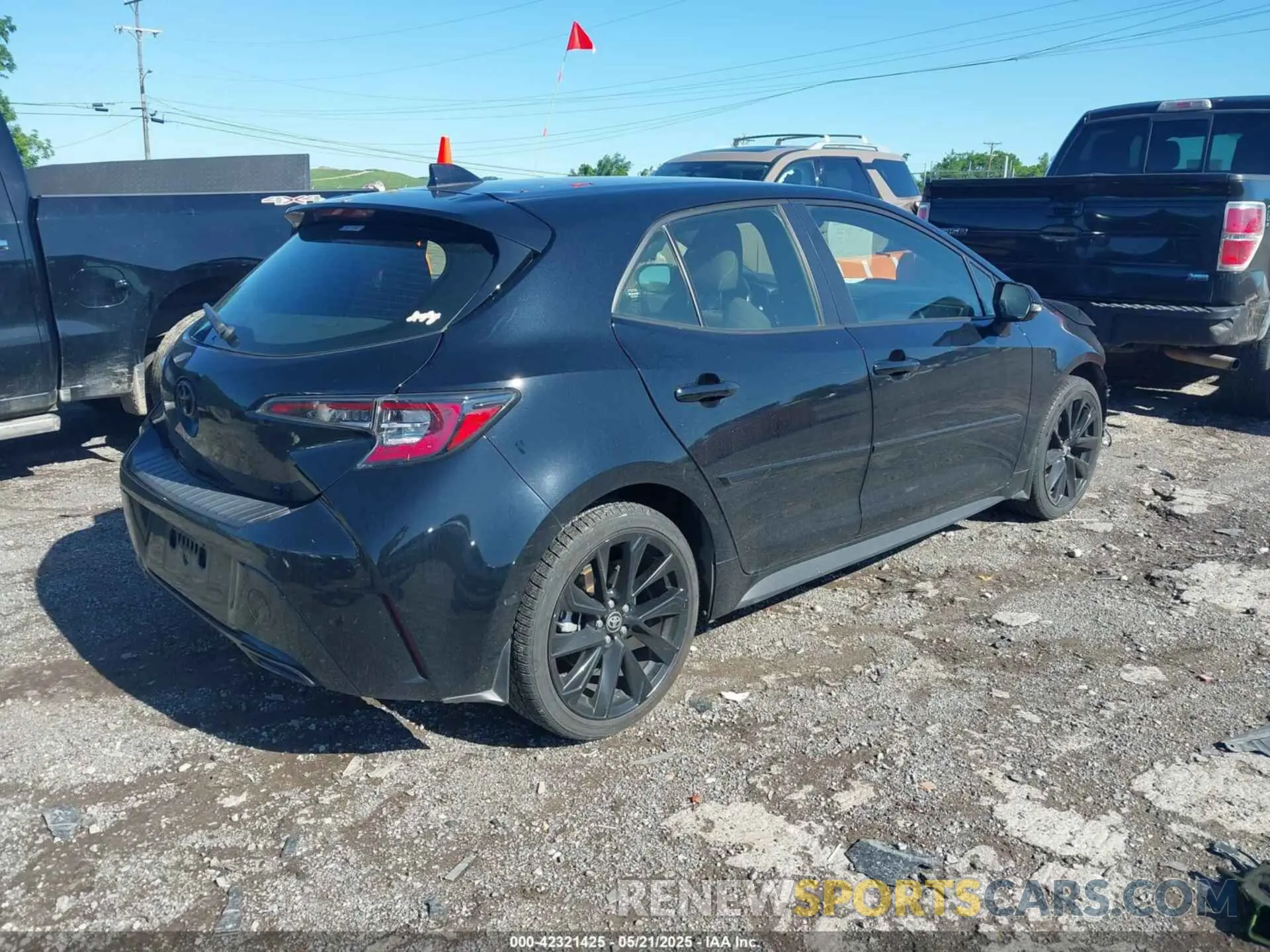 4 fotografías del automóvil dañado JTND4MBE9N3169747 TOYOTA COROLLA 2022