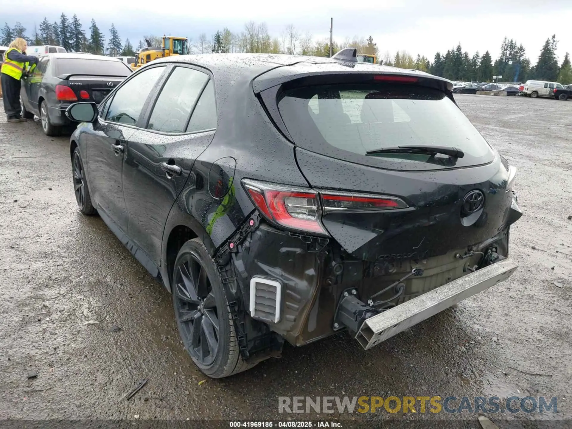 3 fotografías del automóvil dañado JTND4MBE9N3170722 TOYOTA COROLLA 2022