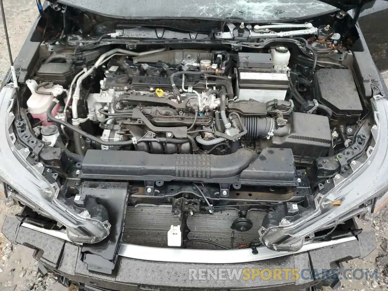 11 fotografías del automóvil dañado JTND4MBE9N3184300 TOYOTA COROLLA 2022
