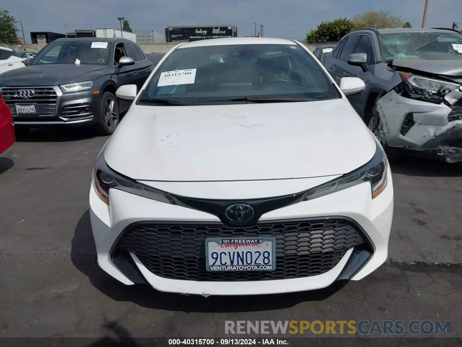 13 fotografías del automóvil dañado JTND4MBE9N3186970 TOYOTA COROLLA 2022