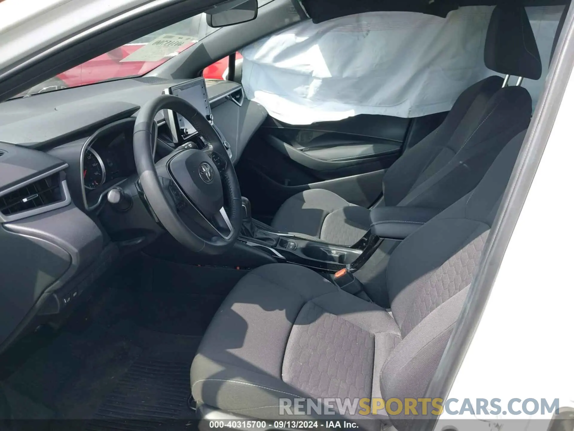 5 fotografías del automóvil dañado JTND4MBE9N3186970 TOYOTA COROLLA 2022