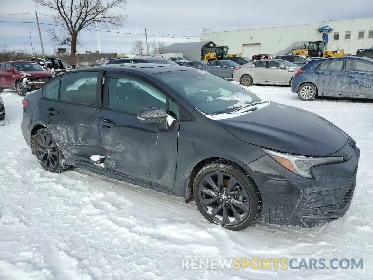 4 fotografías del automóvil dañado 5YFB4MBE1PP148963 TOYOTA COROLLA 2023