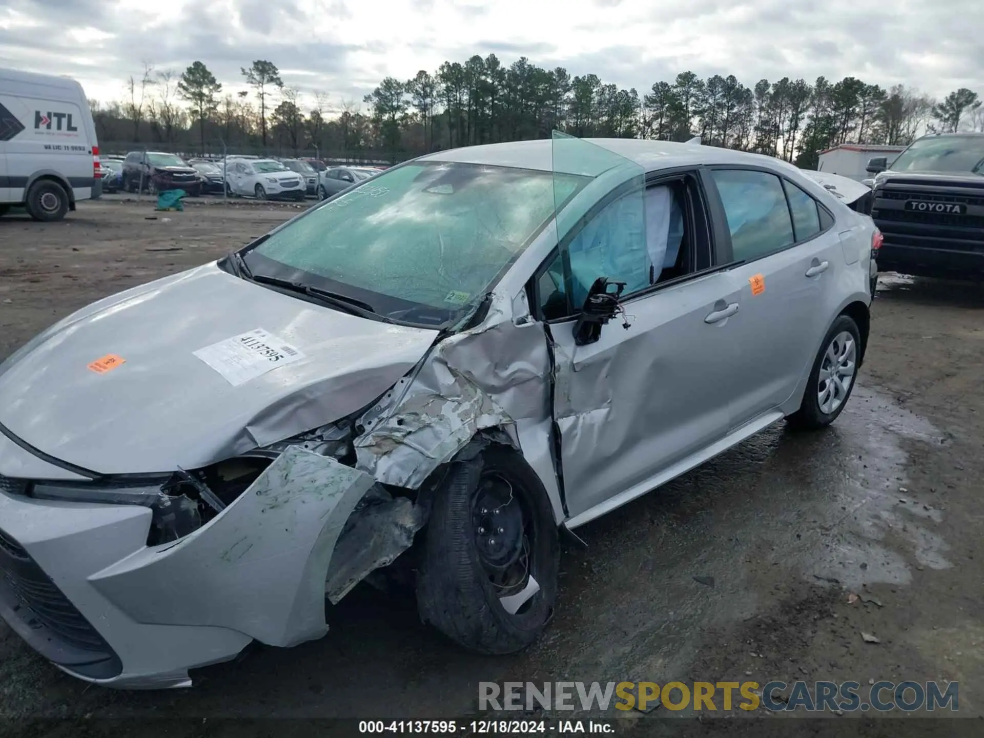 6 fotografías del automóvil dañado 5YFB4MDE0PP013003 TOYOTA COROLLA 2023