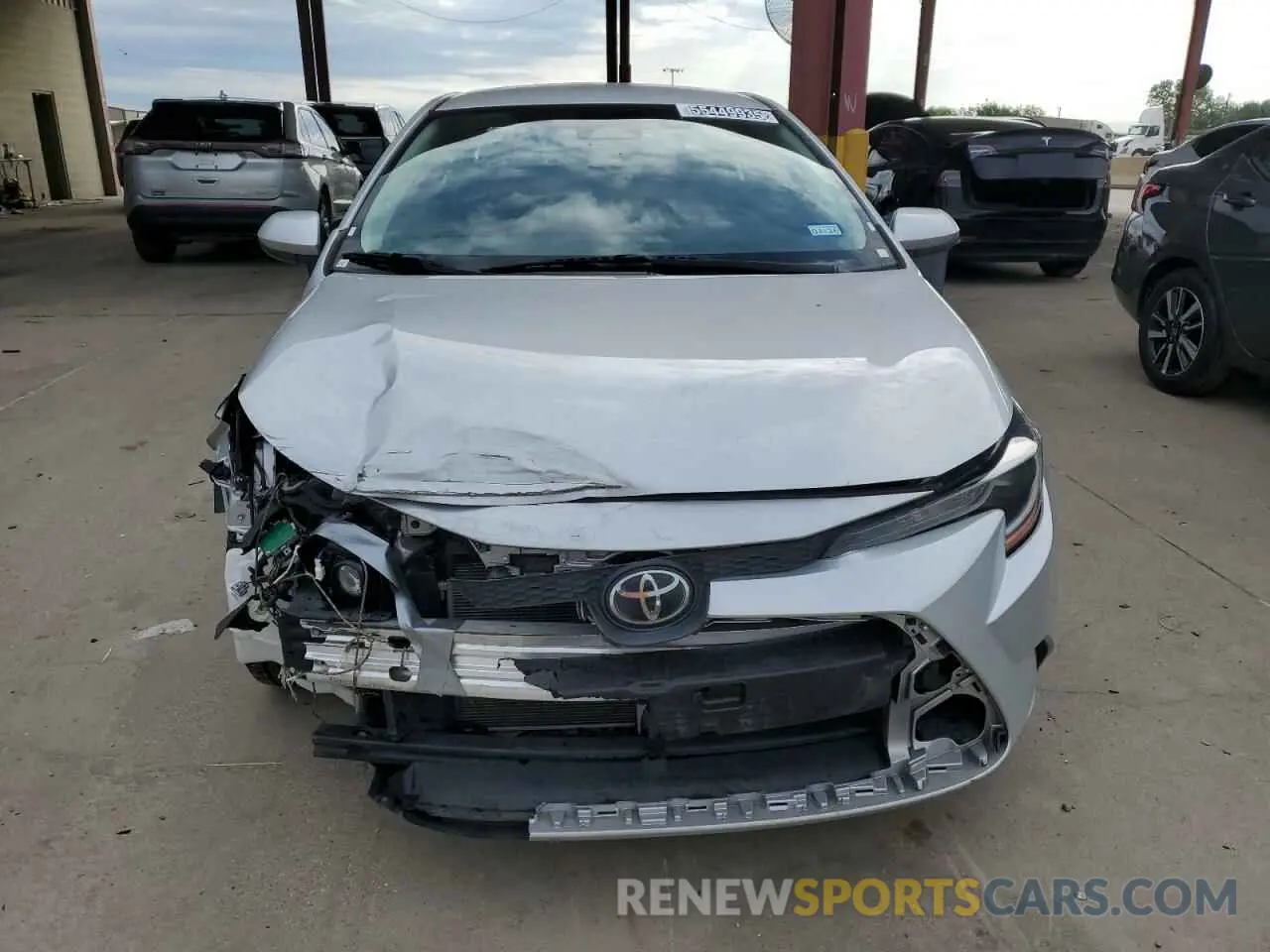 5 fotografías del automóvil dañado 5YFB4MDE0PP013678 TOYOTA COROLLA 2023