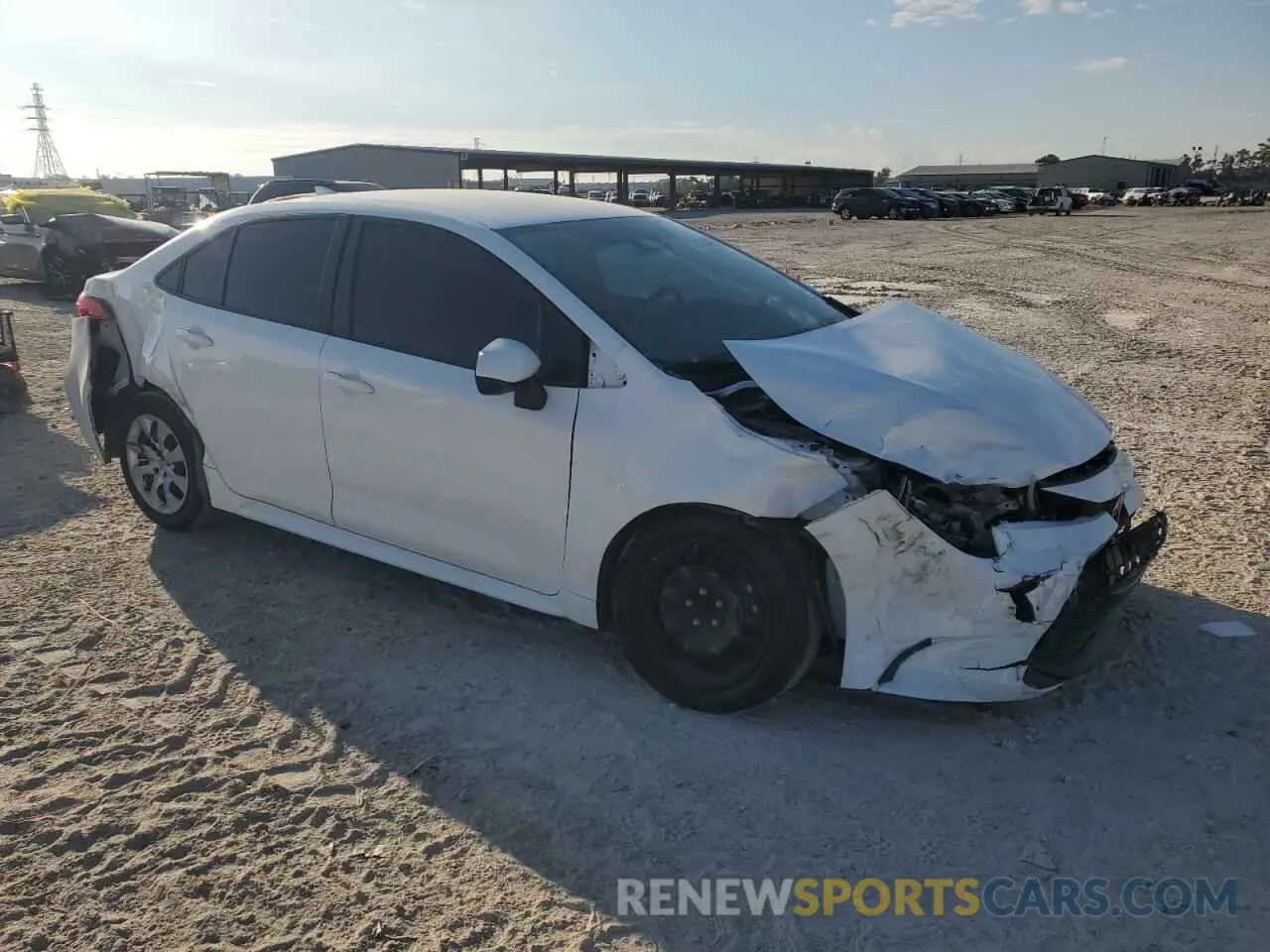 4 fotografías del automóvil dañado 5YFB4MDE0PP014720 TOYOTA COROLLA 2023