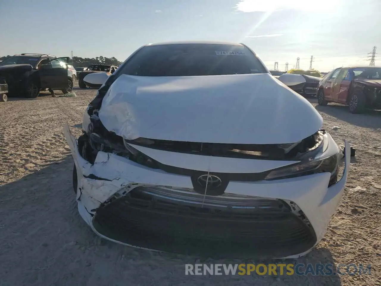 5 fotografías del automóvil dañado 5YFB4MDE0PP014720 TOYOTA COROLLA 2023