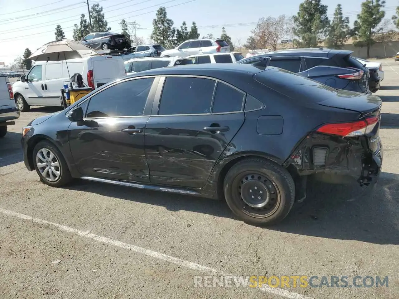 2 fotografías del automóvil dañado 5YFB4MDE0PP019464 TOYOTA COROLLA 2023