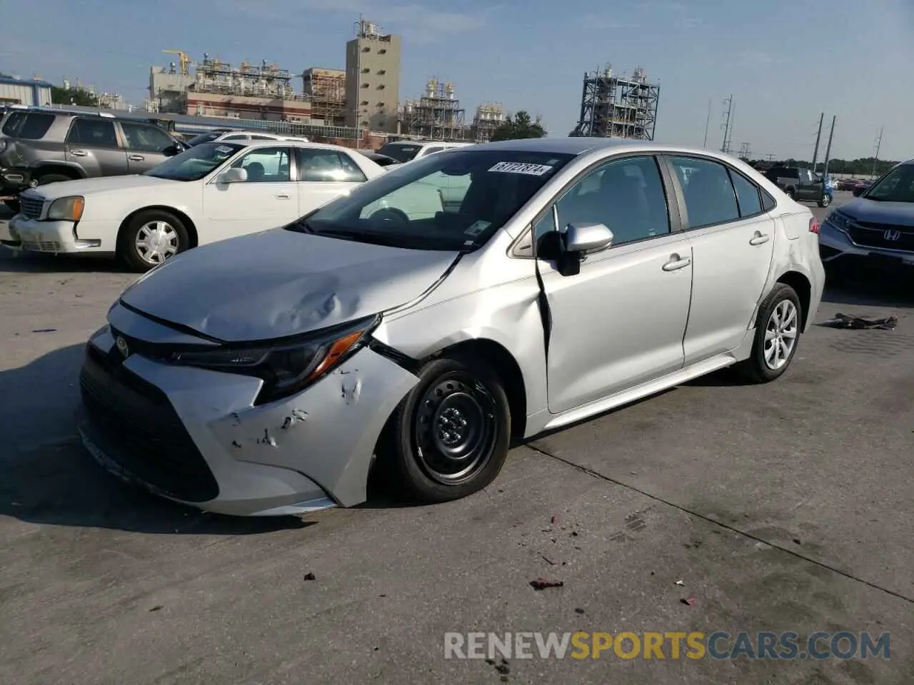 1 fotografías del automóvil dañado 5YFB4MDE0PP020680 TOYOTA COROLLA 2023
