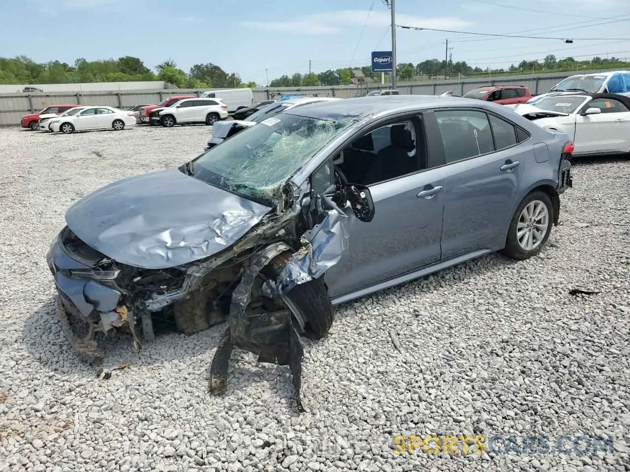 1 fotografías del automóvil dañado 5YFB4MDE0PP020825 TOYOTA COROLLA 2023