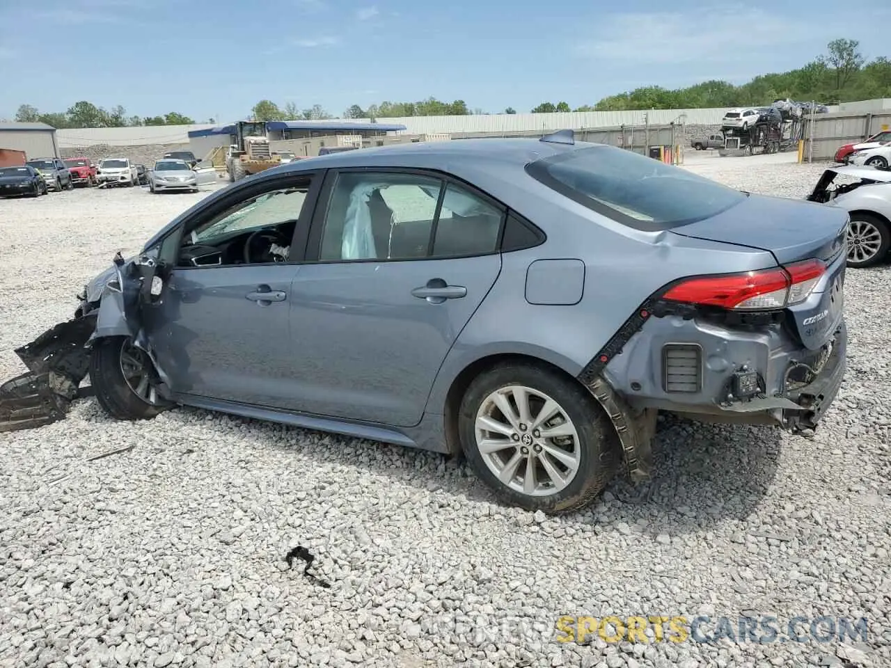 2 fotografías del automóvil dañado 5YFB4MDE0PP020825 TOYOTA COROLLA 2023