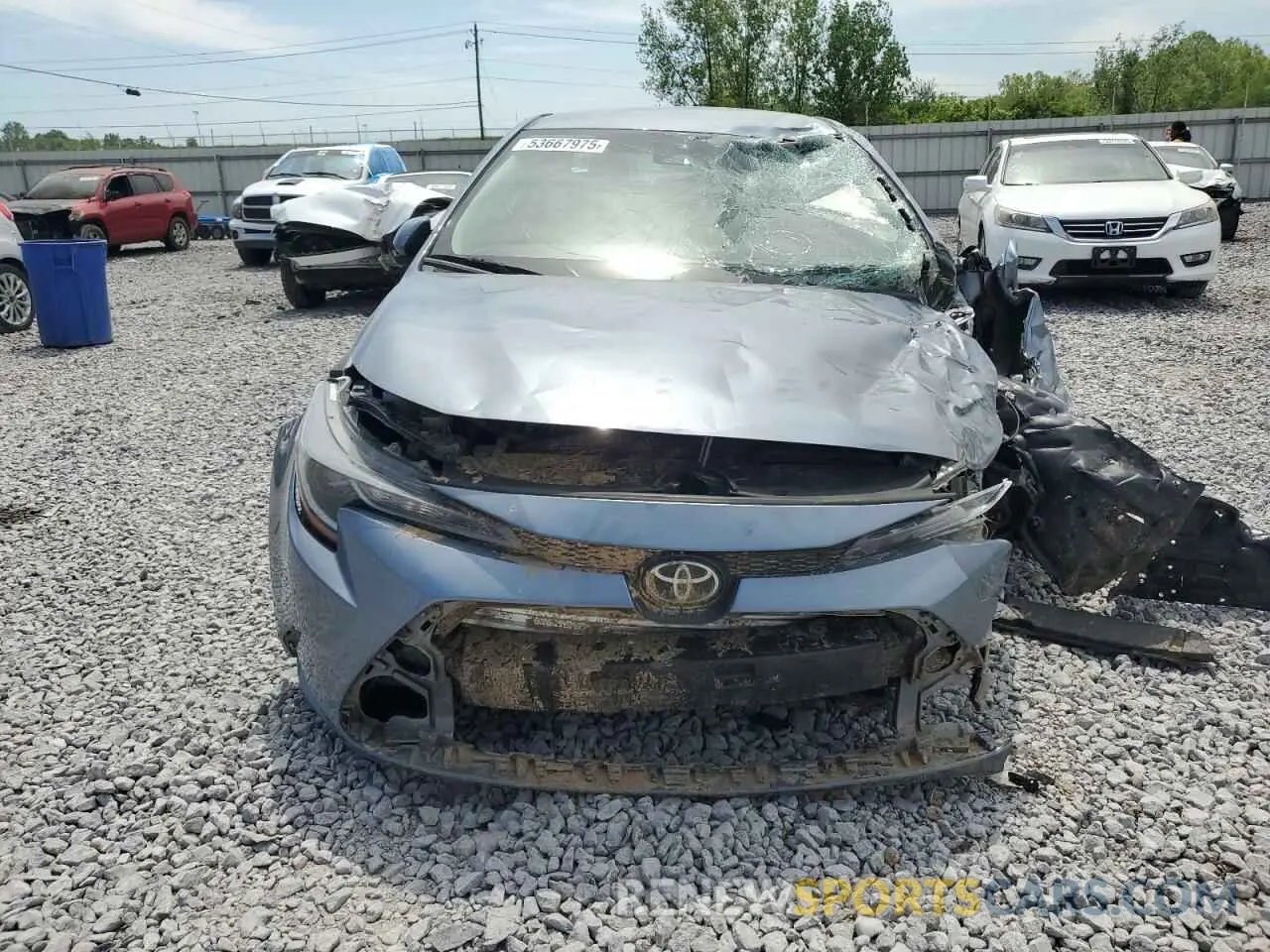 5 fotografías del automóvil dañado 5YFB4MDE0PP020825 TOYOTA COROLLA 2023