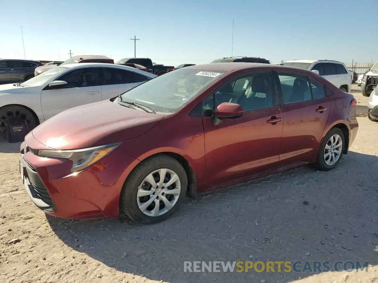 1 fotografías del automóvil dañado 5YFB4MDE0PP024437 TOYOTA COROLLA 2023