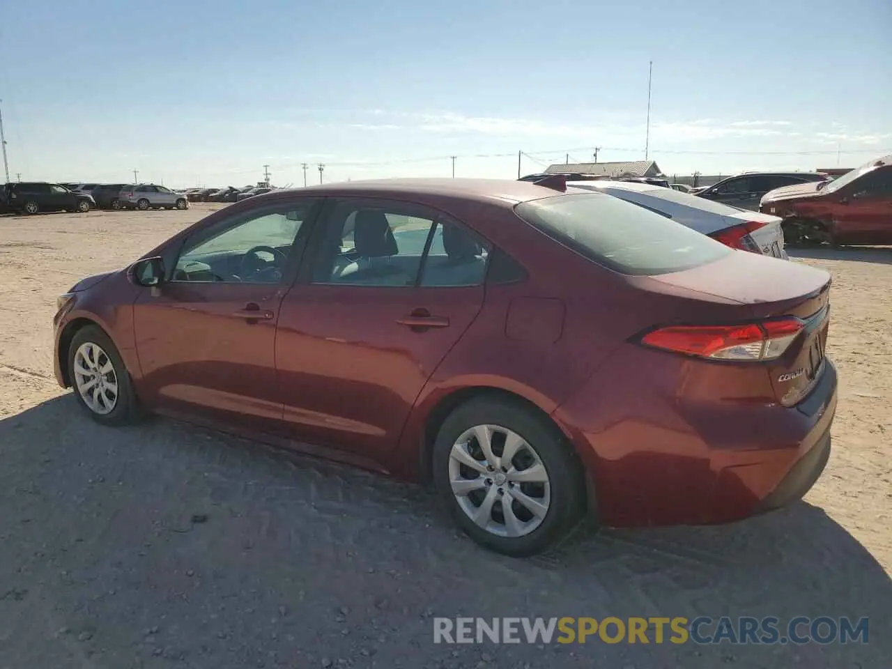 2 fotografías del automóvil dañado 5YFB4MDE0PP024437 TOYOTA COROLLA 2023