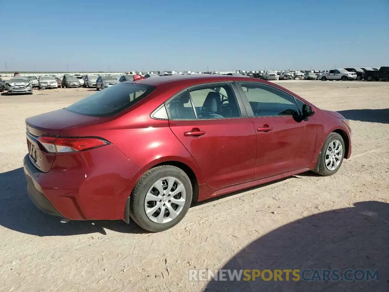 3 fotografías del automóvil dañado 5YFB4MDE0PP024437 TOYOTA COROLLA 2023