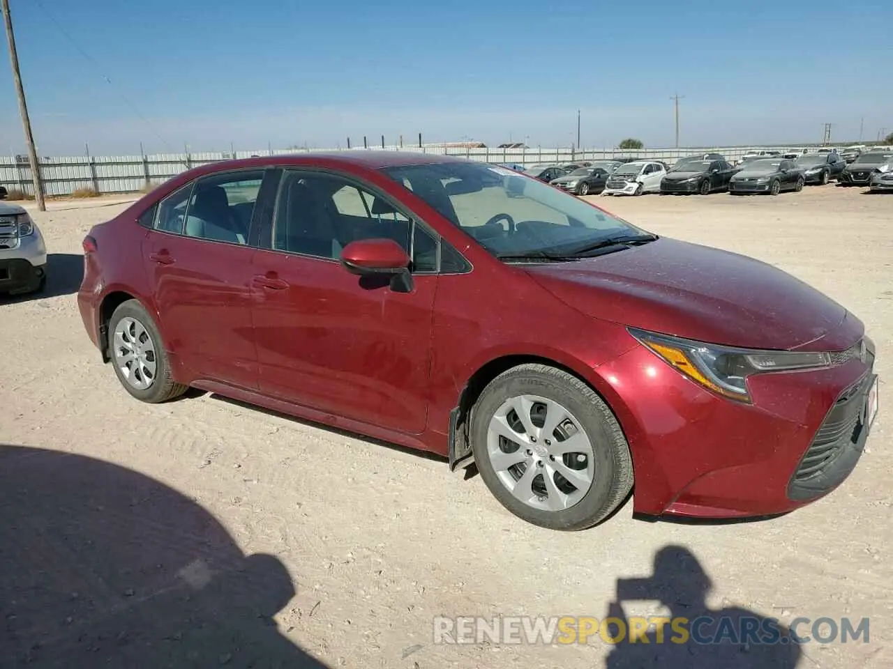 4 fotografías del automóvil dañado 5YFB4MDE0PP024437 TOYOTA COROLLA 2023